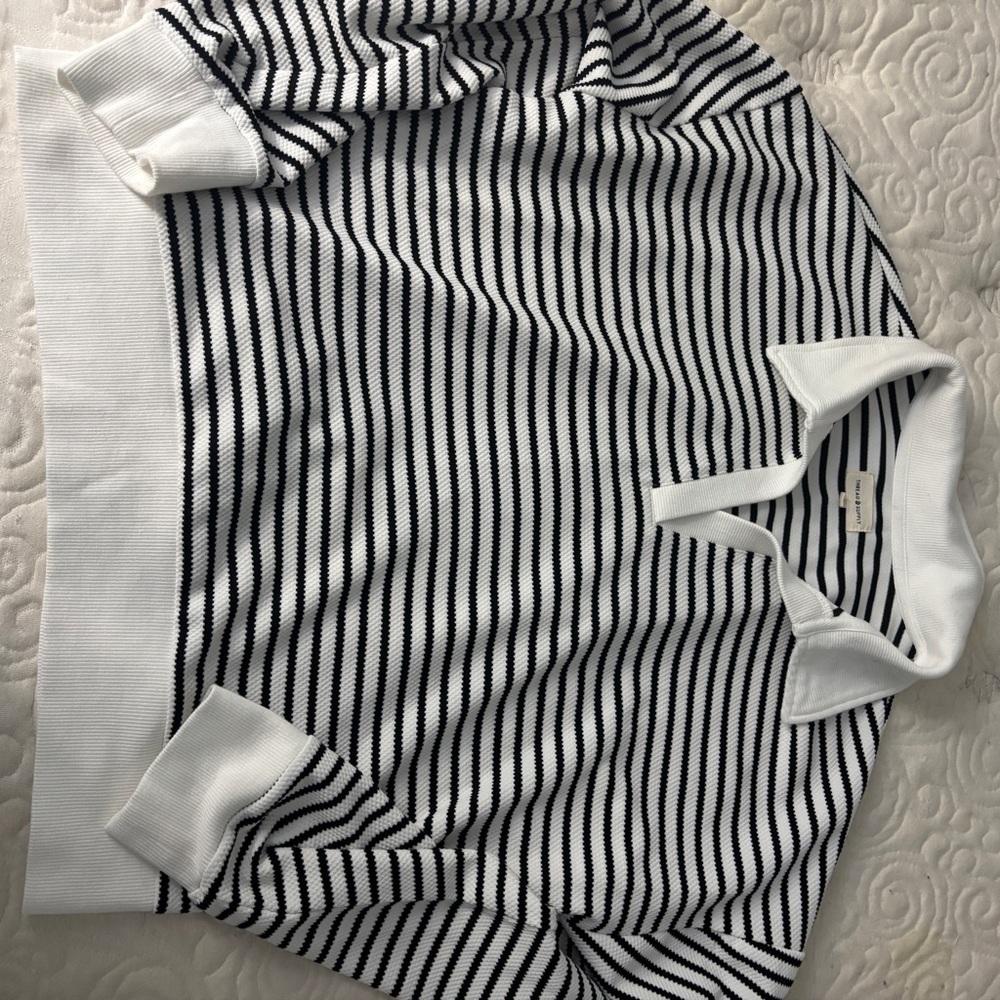 Thread & Supply Monochrome Striped Knit
